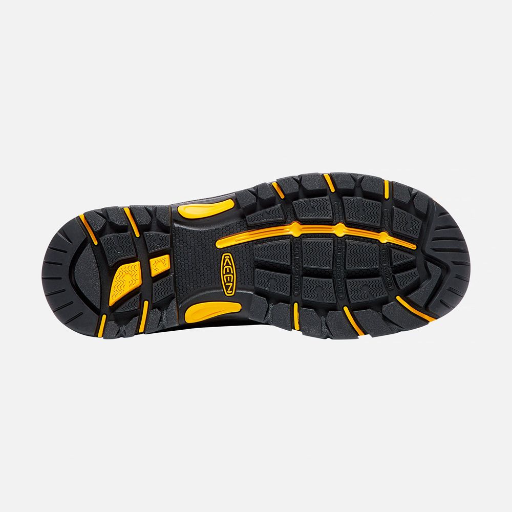 Keen Arbetskängor Herr Svarta - Logandale Waterproof (Steel Toe) - 902746GBV
